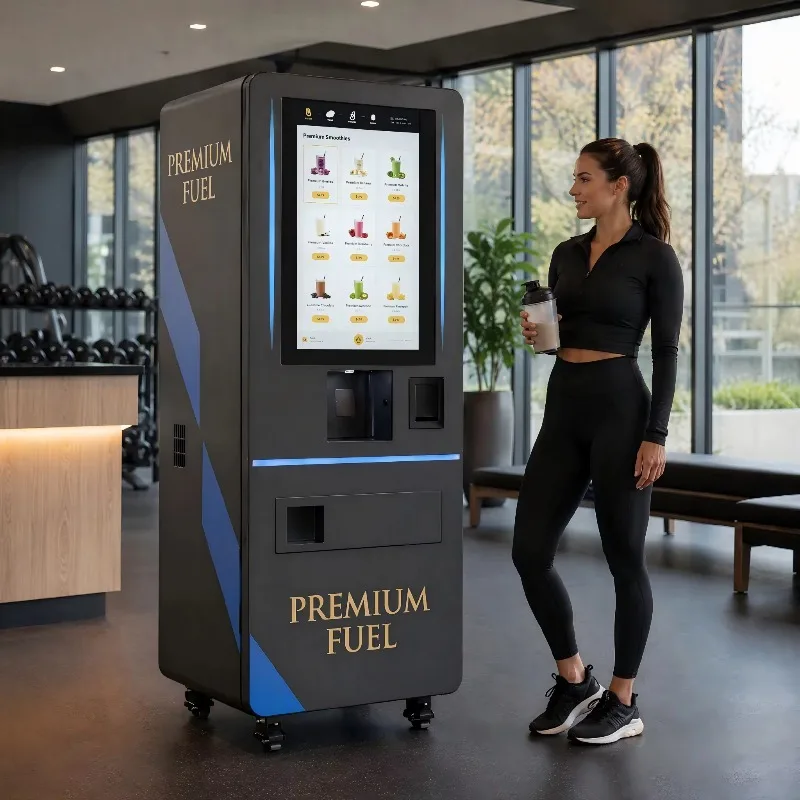 Health Wellness Gym - Smart Protein Shake Vending Machine with
