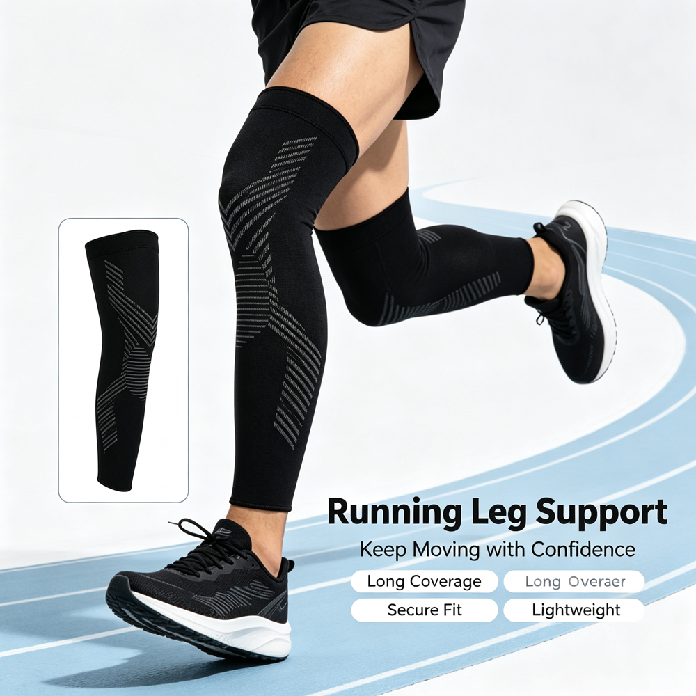 Compression Knee Sleeve - 1/2PCS Full Leg Compression Sleeves Long