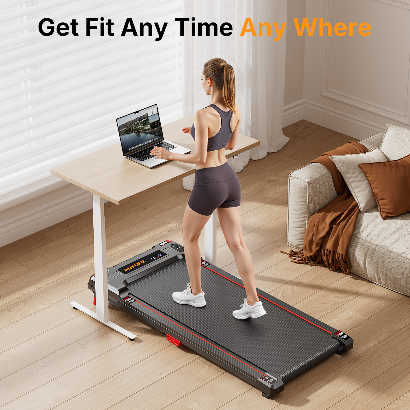 AnyLife 480D-A Treadmill Walki - đánh giá và giá Health Wellness Gym