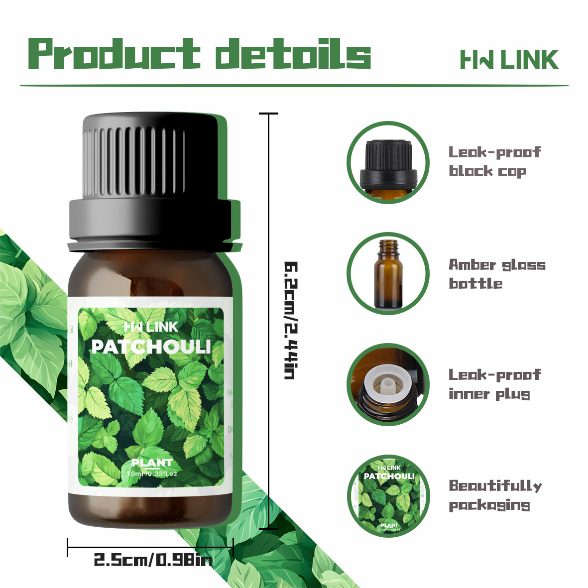 10ml Patchouli Essential Oils  - đánh giá và giá Aromatherapy Diffuser