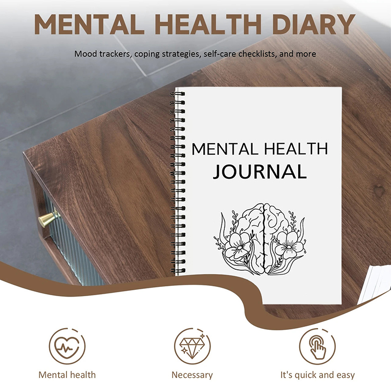 New Mental Health Journal ,Men - đánh giá và giá Health Wellness Planner