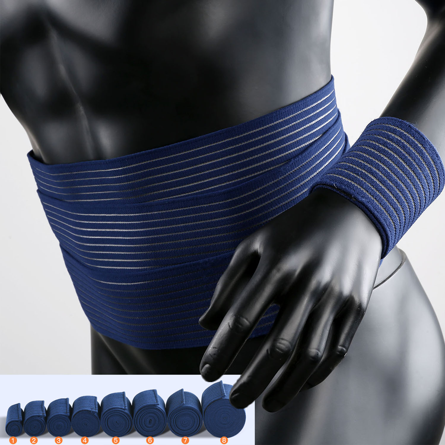 1 PC Tape Compression Bandage  - đánh giá và giá Compression Knee Sleeve