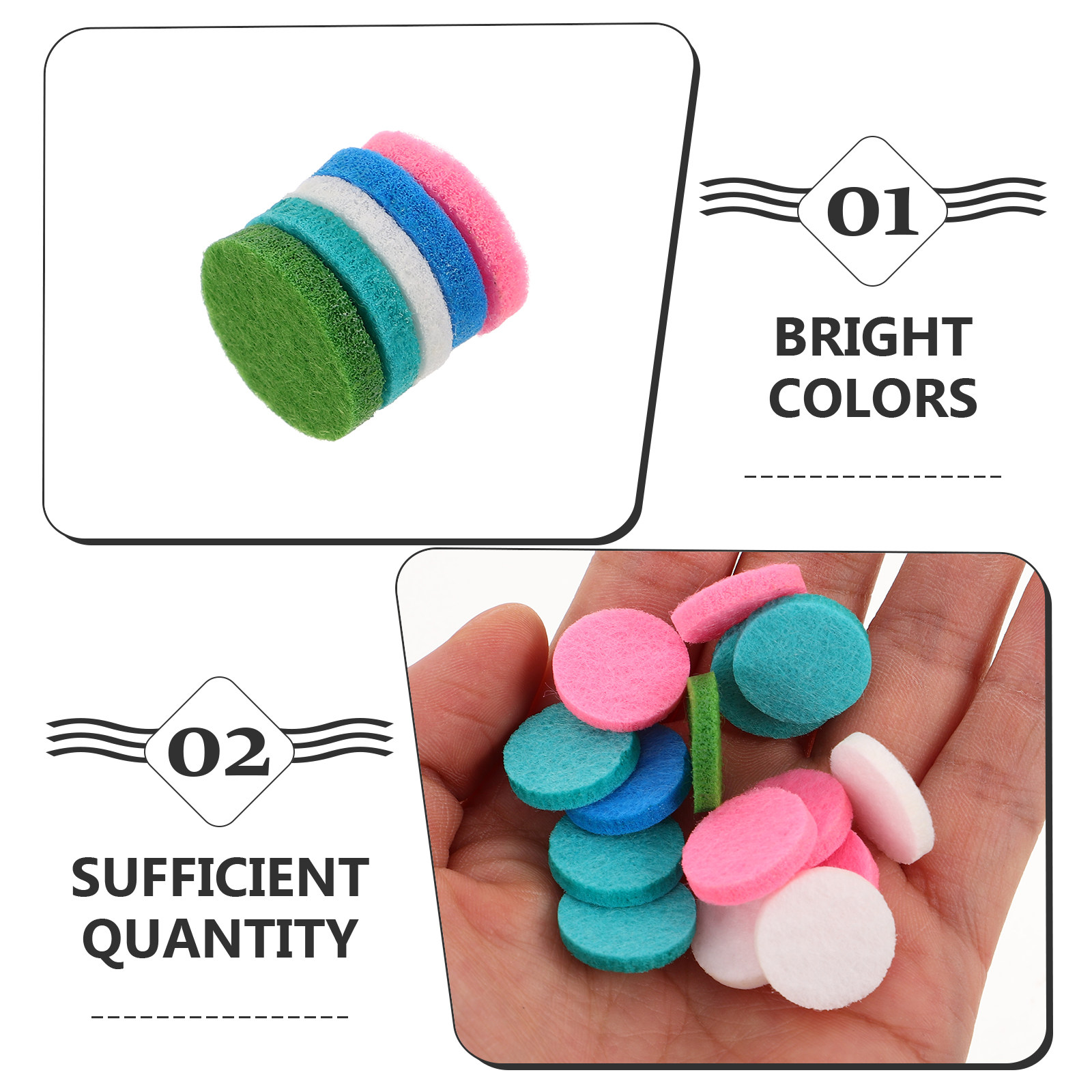 50Pcs Round Fragrance Pads Cot - đánh giá và giá Aromatherapy Diffuser