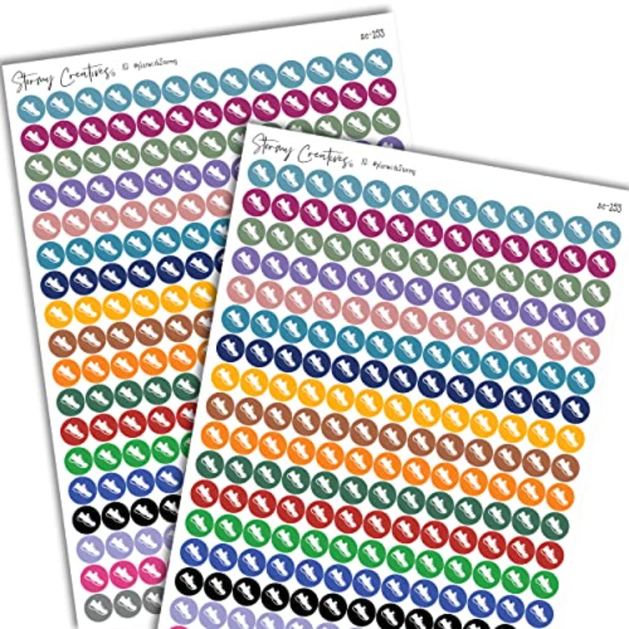 Small Shoe Icons Decorative Pl - đánh giá và giá Health Wellness Planner