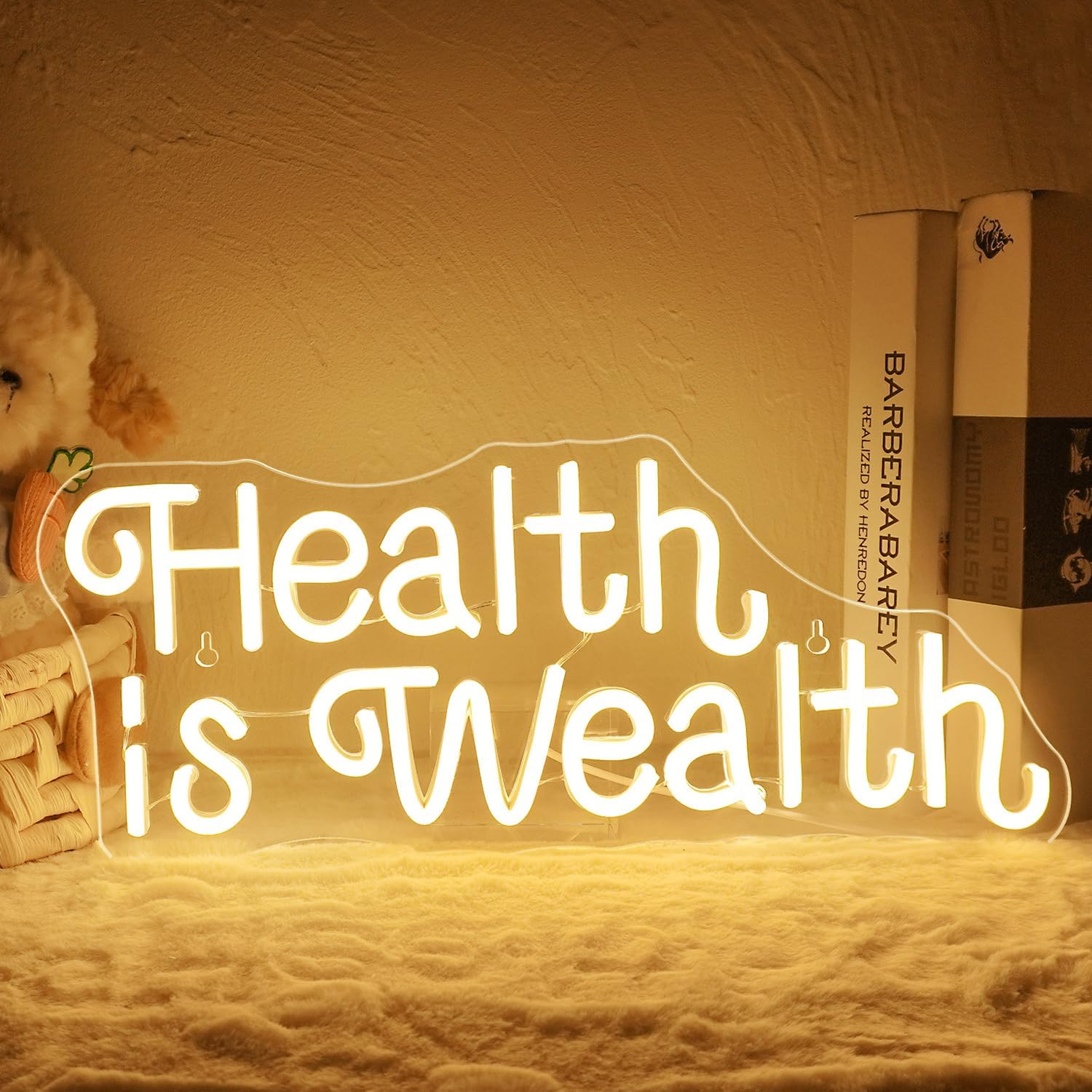 Health is Wealth Neon Sign USB - đánh giá và giá Health Wellness Yoga