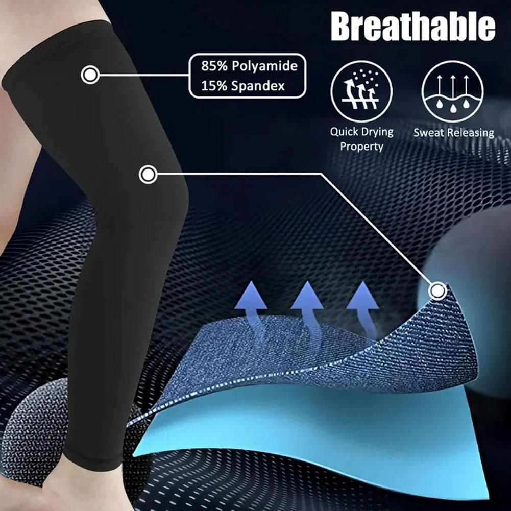 Sun Protection Leg Covers Leg  - đánh giá và giá Compression Knee Sleeve