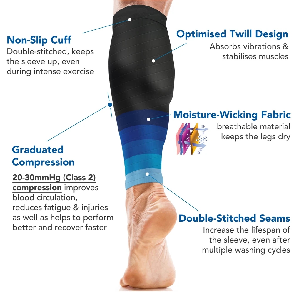 1Pair Calf Compression Sleeve  - đánh giá và giá Compression Knee Sleeve
