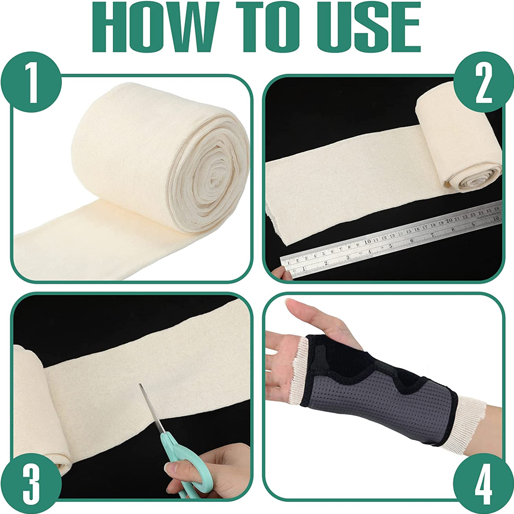 1Roll Elastic Tubular Support  - đánh giá và giá Compression Knee Sleeve